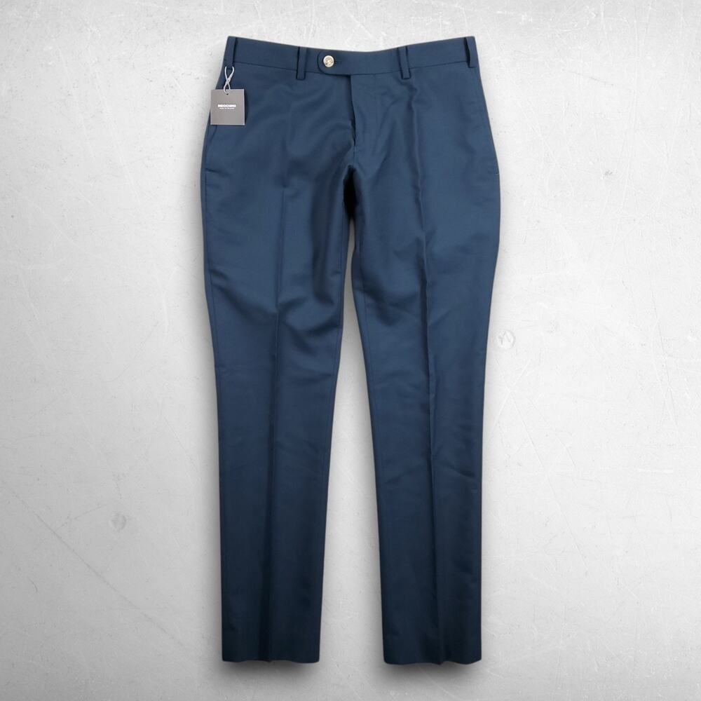 Indochino Made to Measure Slim Dress Pants Men 29x30 Teal‎ Tailored Officecore